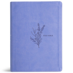 KJV Study Bible, Full-Color, Lavender LeatherTouch, Indexed by Holman Bible Publishers, 9798384546207