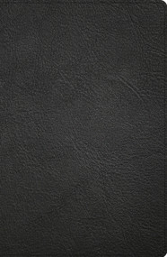 CSB Large Print Personal Size Reference Bible, Optimal Type, Digital Study Edition, Black Genuine Leather, Indexed by CSB Bibles by Holman, 9798384546313