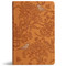 CSB Large Print Personal Size Reference Bible, Optimal Type, Digital Study Edition, Brown Floral LeatherTouch by CSB Bibles by Holman, 9798384546320