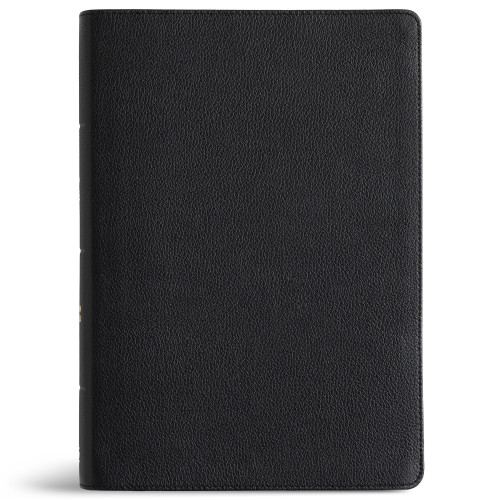 CSB Super Giant Print Reference Bible, Optimal Type, Digital Study Edition, Black Genuine Leather by CSB Bibles by Holman, 9798384546382
