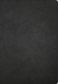 CSB Super Giant Print Reference Bible, Optimal Type, Digital Study Edition, Black Genuine Leather by CSB Bibles by Holman, 9798384546382