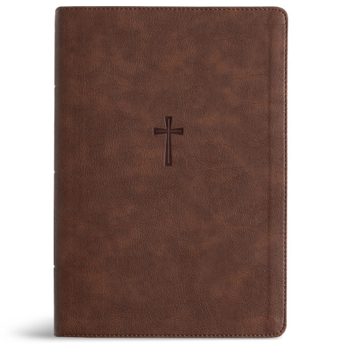 CSB Super Giant Print Reference Bible, Optimal Type, Digital Study Edition, Brown LeatherTouch, Indexed by CSB Bibles by Holman, 9798384546412