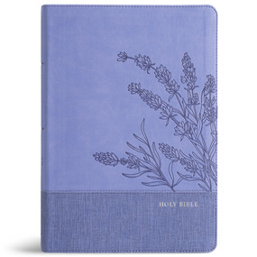 CSB Super Giant Print Reference Bible, Optimal Type, Digital Study Edition, Lavender LeatherTouch by CSB Bibles by Holman, 9798384546443