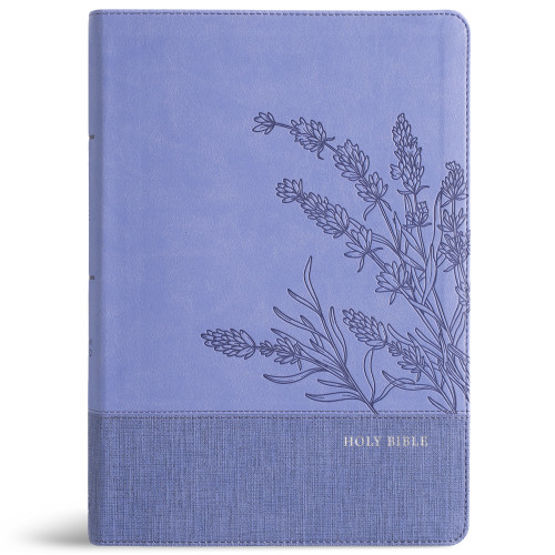 CSB Super Giant Print Reference Bible, Optimal Type, Digital Study Edition, Lavender LeatherTouch by CSB Bibles by Holman, 9798384546443