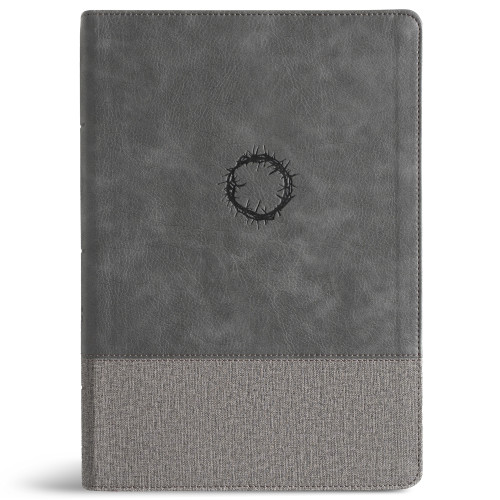 CSB Super Giant Print Reference Bible, Optimal Type, Digital Study Edition, Charcoal LeatherTouch, Indexed by CSB Bibles by Holman, 9798384546474