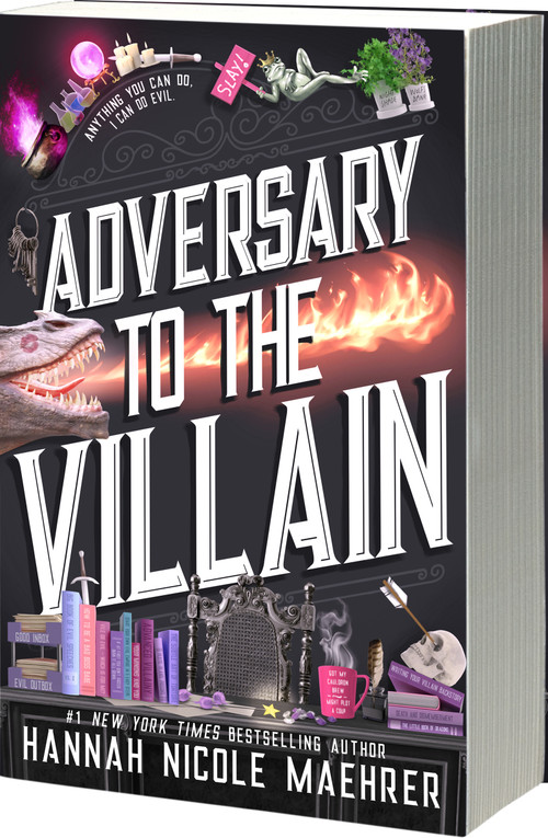Adversary to the Villain (A Cozy Fantasy Romantic Comedy) by Hannah Nicole Maehrer, 9781682816721