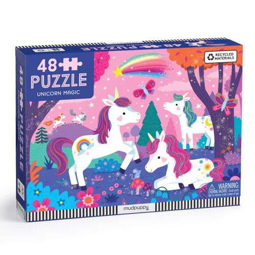 Unicorn Magic 48 Piece Puzzle by Mudpuppy, Sarah Ward, 9780735386174
