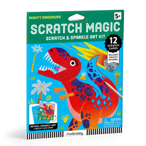 Mighty Dinosaurs Scratch Magic: Scratch & Sparkle Art Kit by Mudpuppy, Rob Hodgson, 9780735386488