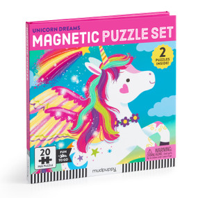 Unicorn Dreams Magnetic Puzzles Set by Mudpuppy, Sarah Walsh, 9780735387522