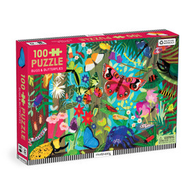 Bugs & Butterflies 100 Piece Puzzle by Mudpuppy, Darcie Olley, 9780735387591