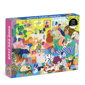 Good Dog Club 1000 Piece Family Puzzle by Mudpuppy, Sarah Walsh, 9780735387676