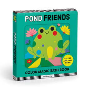 Pond Friends Color Magic Bath Book by Mudpuppy, Clémentine Derodit, 9780735387706