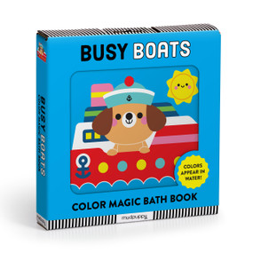Busy Boats Color Magic Bath Book by Mudpuppy, Clémentine Derodit, 9780735387713