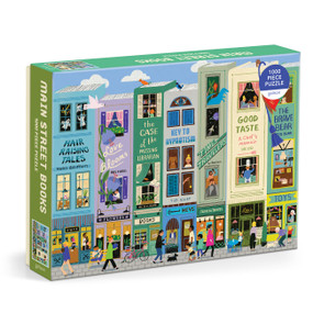 Main Street Books 1000 Piece Puzzle by Galison Galison, Anne Bentley, 9780735388123