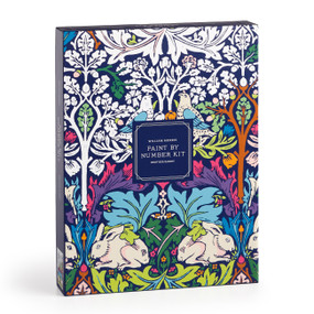 William Morris Brother Rabbit 9 x 12" Paint by Number Kit by Galison Galison, William Morris, 9780735388703