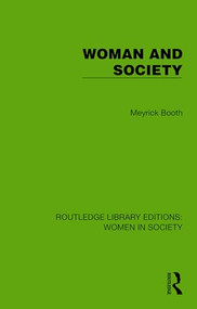 Woman and Society by Meyrick Booth, 9781032871721