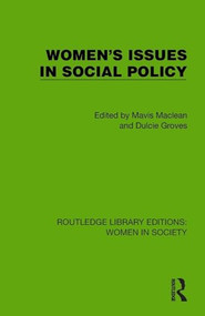 Women's Issues in Social Policy by Mavis Maclean, Dulcie Groves, 9781032863115