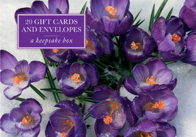 Tin Box of 20 Gift Cards and Envelopes: Crocus (A keepsake tin box featuring 20 high-quality floral gift cards and envelopes) by Peony Press, 9780754826026
