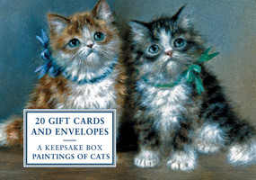 Tin Box of 20 Gift Cards and Envelopes: Painting of Cats (A keepsake tin box featuring 20 high-quality fine-art gift cards and envelopes) by Peony Press, 9780754826118