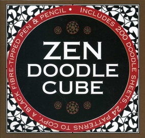 Zen Doodle Cube (Includes 200 Doodle Sheets, 24 Patterns To Copy, A Black Fibre-Tipped Pen & Pencil) by Peony Press, 9780754831990