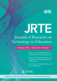 Journal of Research on Technology in Education (Reciprocal Issues of Artificial and Human Intelligence in Education) by Dirk Ifenthaler, Clara Schumacher, 9781564849892