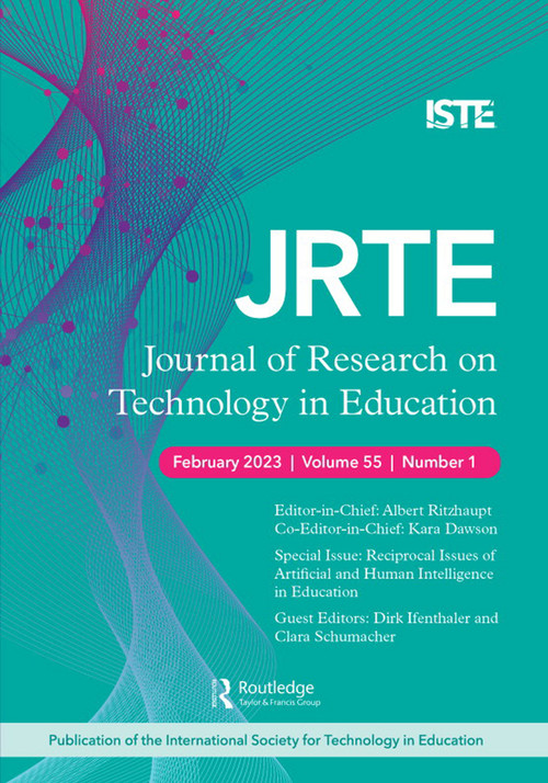 Journal of Research on Technology in Education (Reciprocal Issues of Artificial and Human Intelligence in Education) by Dirk Ifenthaler, Clara Schumacher, 9781564849892