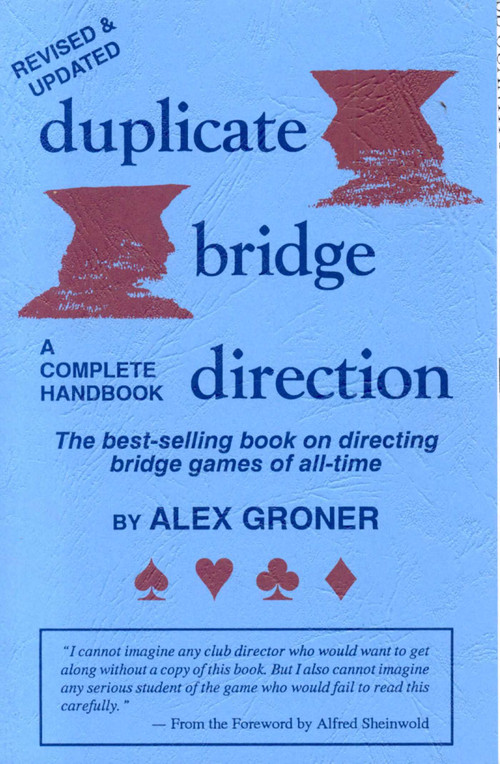 Duplicate Bridge Direction by Alex Groner, 9780939460564