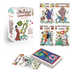 The Marginal Lenormand (An Irreverent Oracle of Medieval Marginalia (Lenormand Box Set with 37 Cards and Guide Book)) by Anastasia Kashian, Caitlín Matthews, 9780764370922