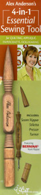 Alex Anderson's 4-in-1 Essential Sewing Tool (Includes Seam Ripper, Stiletto, Presser, Turner) by Alex Anderson, 9781571207883