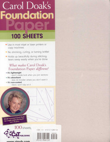 Carol Doak's Foundation Paper by Carol Doak, 9781571208149