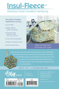 Insul-Fleece Pack 27" x 45" (Metalized Mylar Insulated Interfacing) by C&T Publishing, 9781607054061