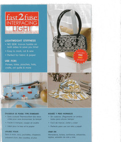 fast2fuse LIGHT Pack 15" x 18" (Double-Sided Fusible Stiff Interfacing) by C&T Publishing, 9781607055938