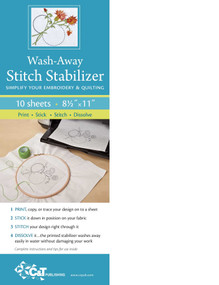Wash-Away Stitch Stabilizer (Simplify Your Embroidery & Quilting) by C&T Publishing, 9781607057116