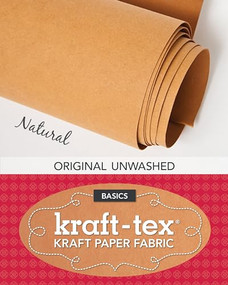 kraft-tex Roll Natural Original Unwashed (Kraft Paper Fabric, 19" x 1.5 Yard Roll) by C&T Publishing, 9781607057505