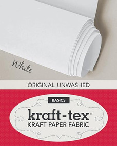 kraft-tex Roll White Original Unwashed (Kraft Paper Fabric, 19" x 1.5 Yard Roll) by C&T Publishing, 9781607058403