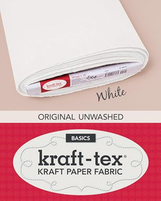 kraft-tex Bolt White Original Unwashed (Kraft Paper Fabric, 19" x 10 Yard Bolt) by C&T Publishing, 9781607058427