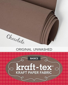 kraft-tex Roll Chocolate Original Unwashed (Kraft Paper Fabric, 19" x 1.5 Yard Roll) by C&T Publishing, 9781607059509