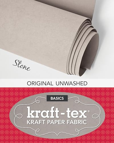 kraft-tex Roll Stone Original Unwashed (Kraft Paper Fabric, 19" x 1.5 Yard Roll) by C&T Publishing, 9781607059813