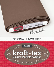 kraft-tex Bolt Chocolate Original Unwashed (Kraft Paper Fabric, 19" x 10 Yard Bolt) by C&T Publishing, 9781617450891