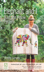 Elephant and I Quilt and Pillow Pattern by Jennifer Sampou, 9781617450952