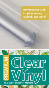 Premium Clear Vinyl Roll (12-Gauge - Durable - Flexible) by C&T Publishing, 9781617451065