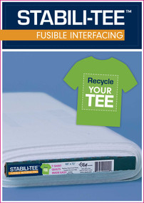 Stabili-TEE Fusible Interfacing Bolt, 60" x 10 yards (T-Shirt Quilts Made Easy) by C&T Publishing, 9781617454950