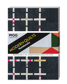 Modern Quilts Notebooks (Set of 3 Journals) by The Modern Quilt Guild, 9781617457678