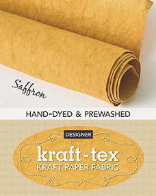 kraft-tex Roll Saffron Hand-Dyed & Prewashed (Kraft Paper Fabric, 18.5" x 28.5" Roll) by C&T Publishing, 9781617458620