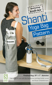Shanti Yoga Bag Pattern (Featuring kraft-tex) by Russell Conte, 9781617458927