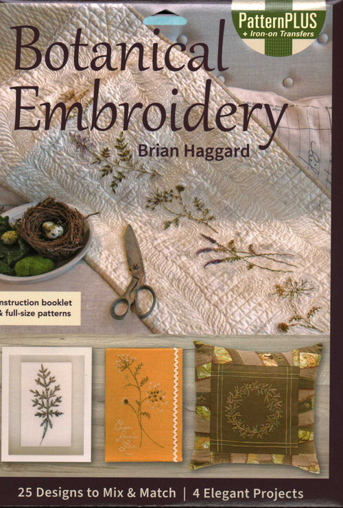 Botanical Embroidery (25 Designs to Mix & Match; 4 Elegant Projects) by Brian Haggard, 9781617459436