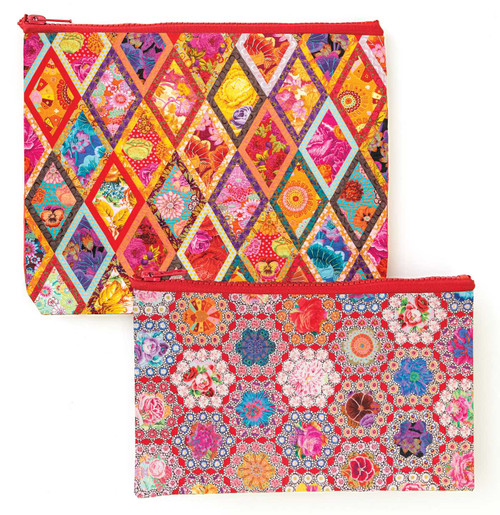Kaffe Fassett's Fabulous Florals Eco Pouch Set by Kaffe Fassett, 9781644031643