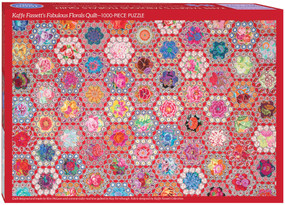 Kaffe Fassett's Fabulous Florals Quilt Jigsaw Puzzle for Adults (1000 pieces, Dimensions 29.5" x 19.7") by Kaffe Fassett, Liza Prior Lucy, Kim McLean, 9781644031865