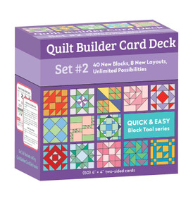Quilt Builder Card Deck Set #2 (40 New Blocks, 8 New Layouts, Unlimited Possibilities) by C&T Publishing, 9781644032725