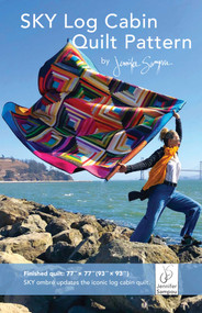 SKY Log Cabin Quilt Pattern (by Jennifer Sampou) by Jennifer Sampou, 9781644033715